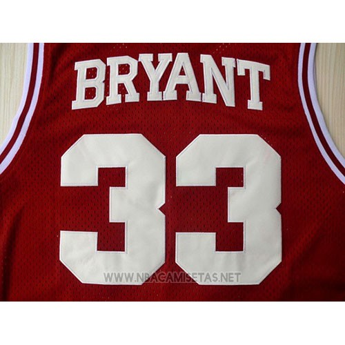 Camiseta Lower Merion Kobe Bryant NO 33 Rojo